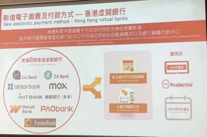 保诚新增虚拟银行（zabank等）缴费通道，香港保险缴费超便捷！